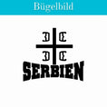Bild in Galerie-Betrachter laden, Bügelbild Textlilien Folie zum selber bügeln Serbien