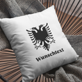 Load image into Gallery viewer, Bügelbild für Kissen "Albanien Wunschtext"