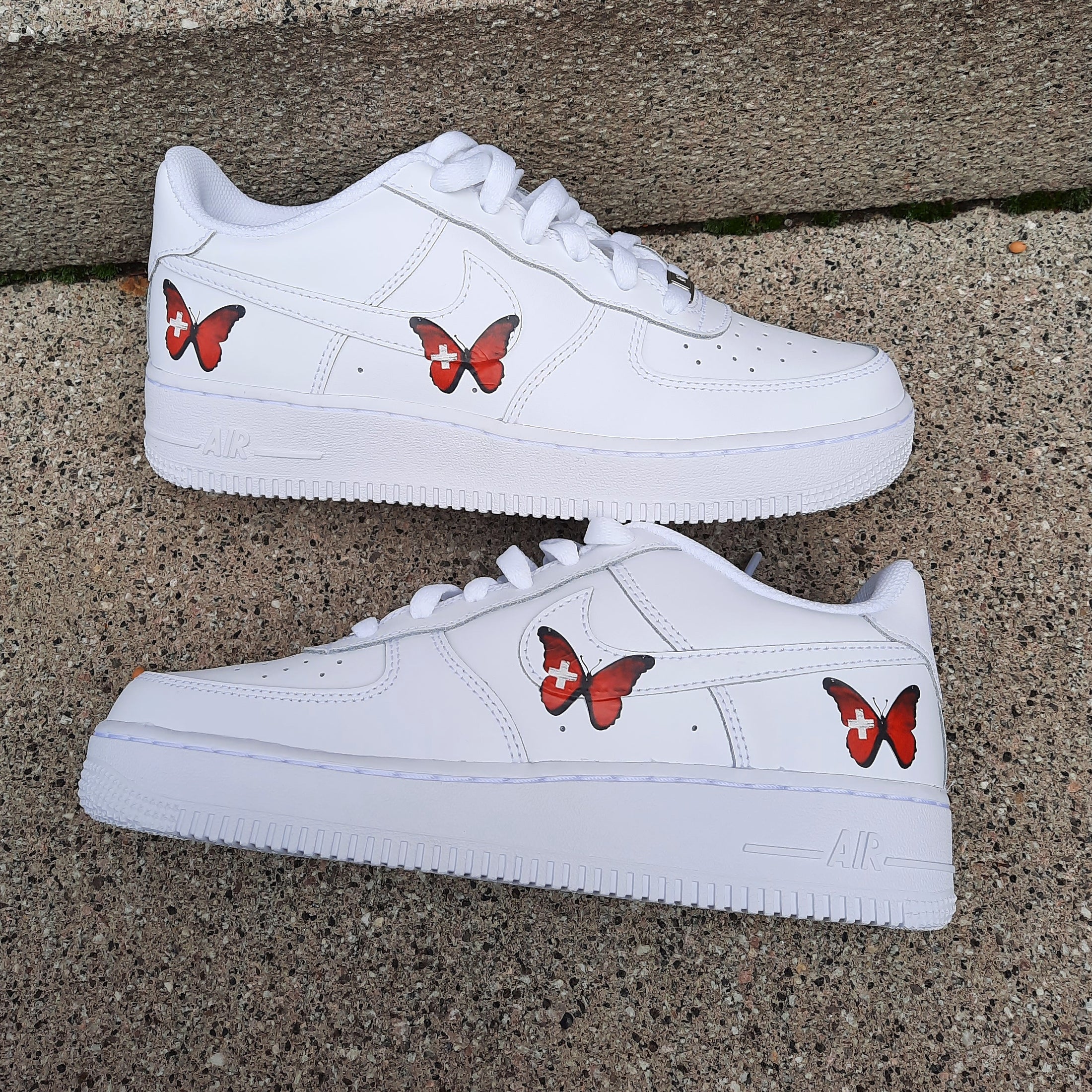 Air Force 1 "Schweiz Schmetterlinge"