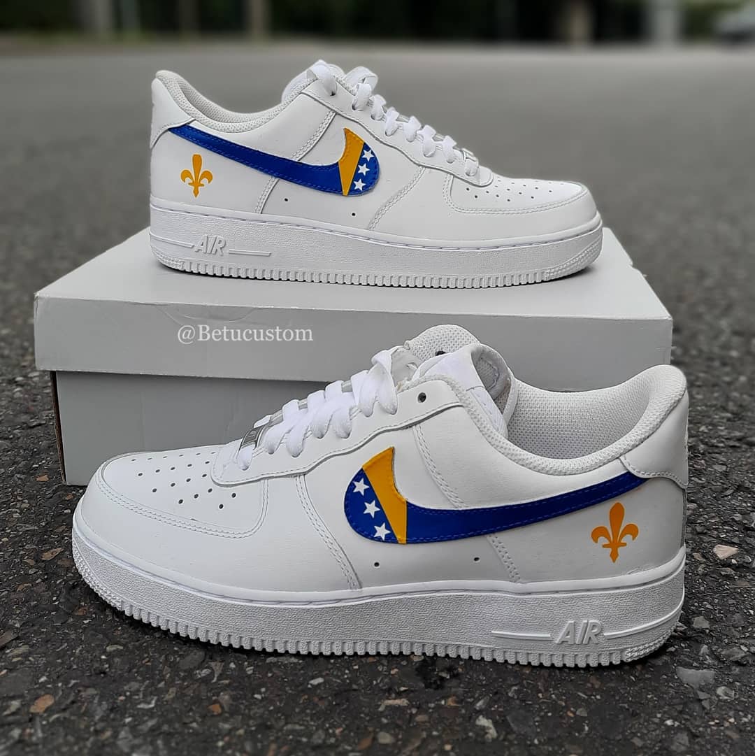 Nike Air Force one Custom Sneaker bosnia Bosnien