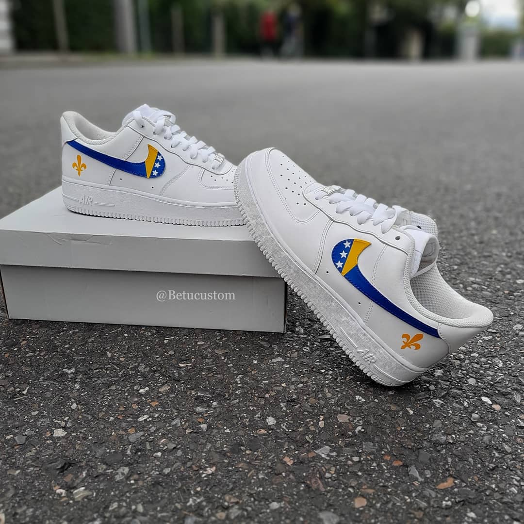 Nike Air Force one Custom Sneaker bosnia Bosnien