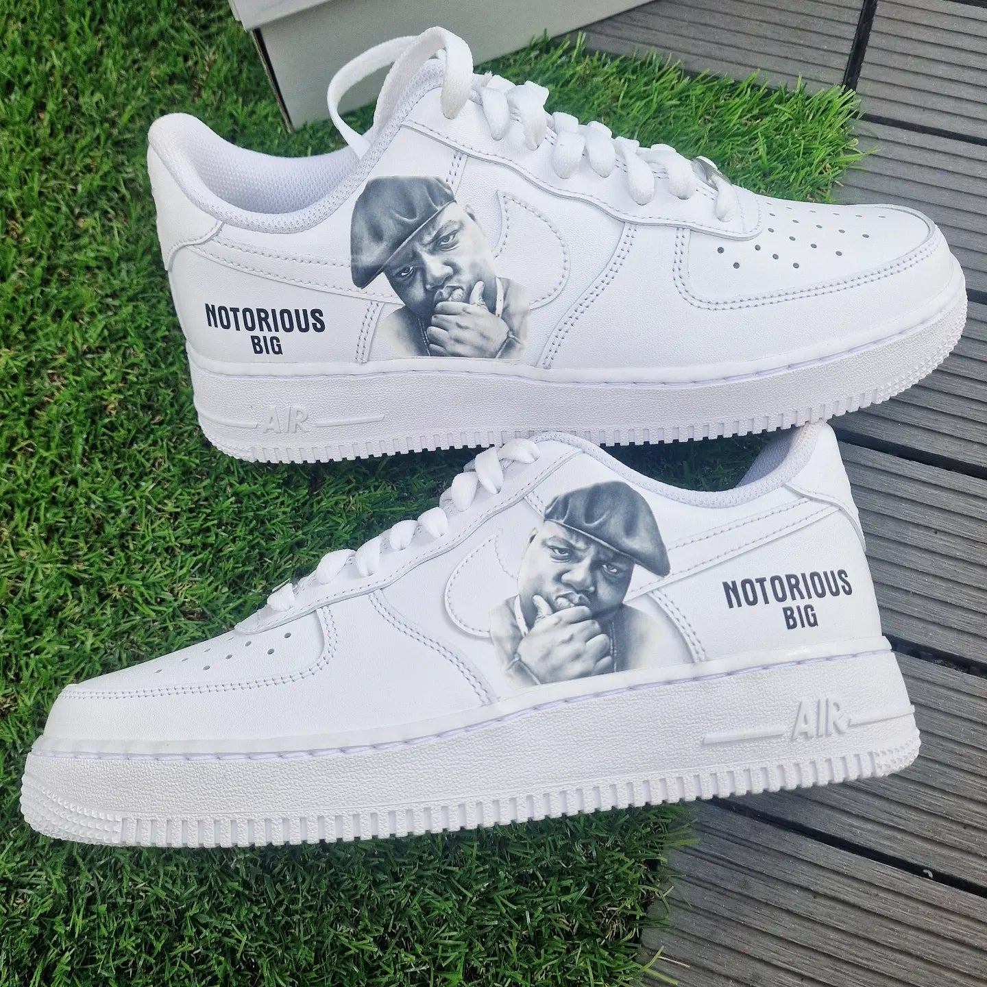 Happy Creative Air Force 1 Biggie Custom Sneaker