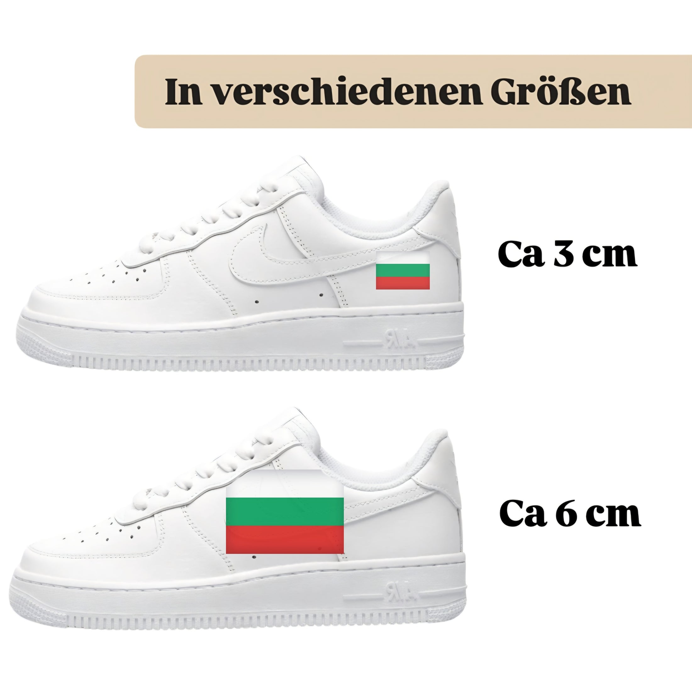 Sneakerfolien für verschiedene Schuhe Nike Adidas Puma Land Bulgarien