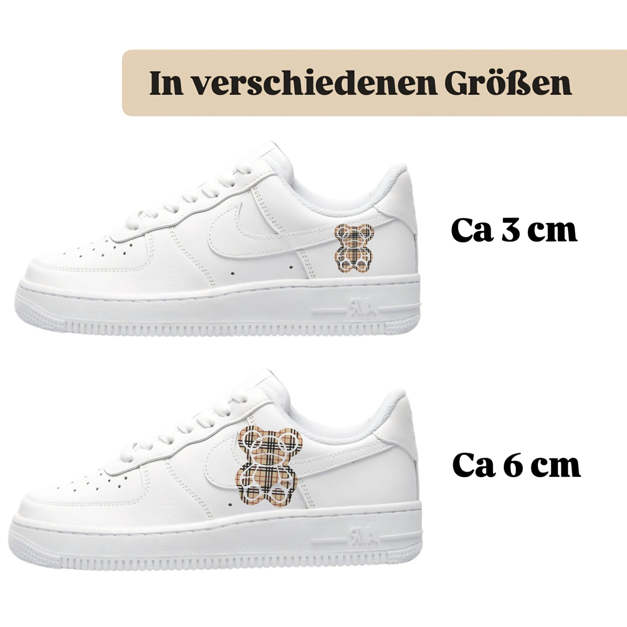Sneakerfolien für verschiedene Schuhe Puma Adidas Nike Badelatschen Teddy