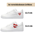 Load image into Gallery viewer, Bügelfolie für alle Schuhe zum personalisieren custom Sneaker Herz  Österreich