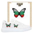 Load image into Gallery viewer, Bügelbild für verschiedene Schuhe Nike Adidas Schmetterling  Bulgarien