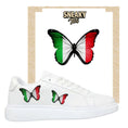 Load image into Gallery viewer, Bügelbild für verschiedene Schuhe Nike Adidas Schmetterling Italien