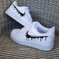 Load image into Gallery viewer, Nike Air Force one Custom Drip black
