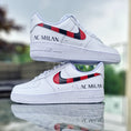 Load image into Gallery viewer, Nike Air Force one Custom Sneaker Italy Ac milan