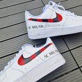 Load image into Gallery viewer, Nike Air Force one Custom Sneaker Italy Ac milan
