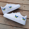 Load image into Gallery viewer, Nike Air Force one Custom Sneaker Ukraine Happy creative