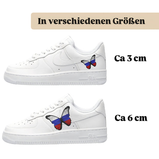 Sneakerfolien für verschiedene Sneakerarten Schmetterlinge Russland