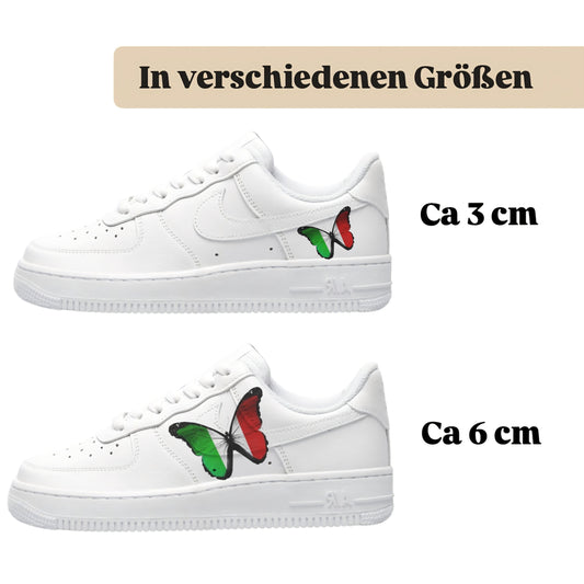 Sneakerfolien für verschiedene Sneakerarten Schmetterlinge Italien