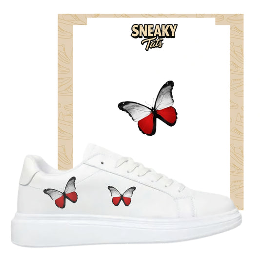 Sneakerfolien für verschiedene Sneakerarten Schmetterlinge Polen