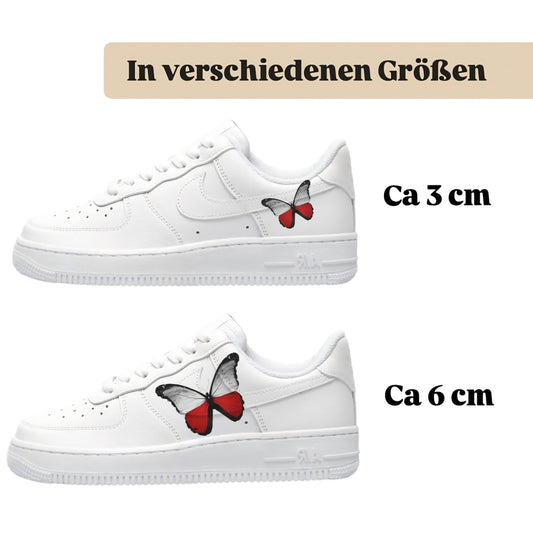 Sneakerfolien für verschiedene Sneakerarten Schmetterlinge Polen