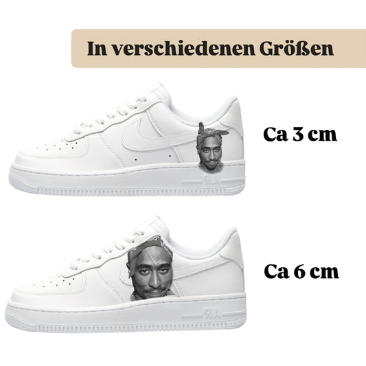 Sneakerfolien für verschiedene Sneakerarten Tupac