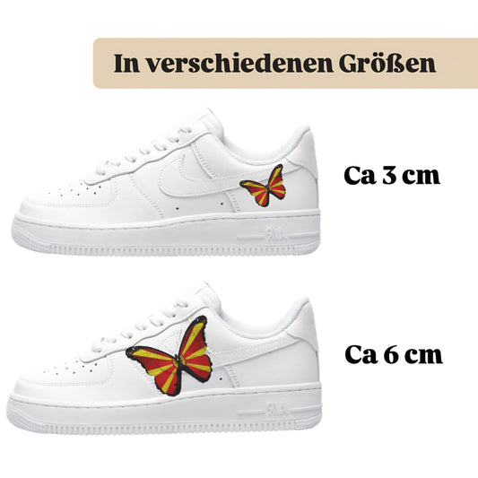 Sneakerfolien für verschiedene Sneakerarten  Schmetterling Mazedonien