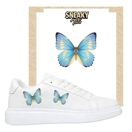 Sneakytats "Schmetterling Blau 0462"