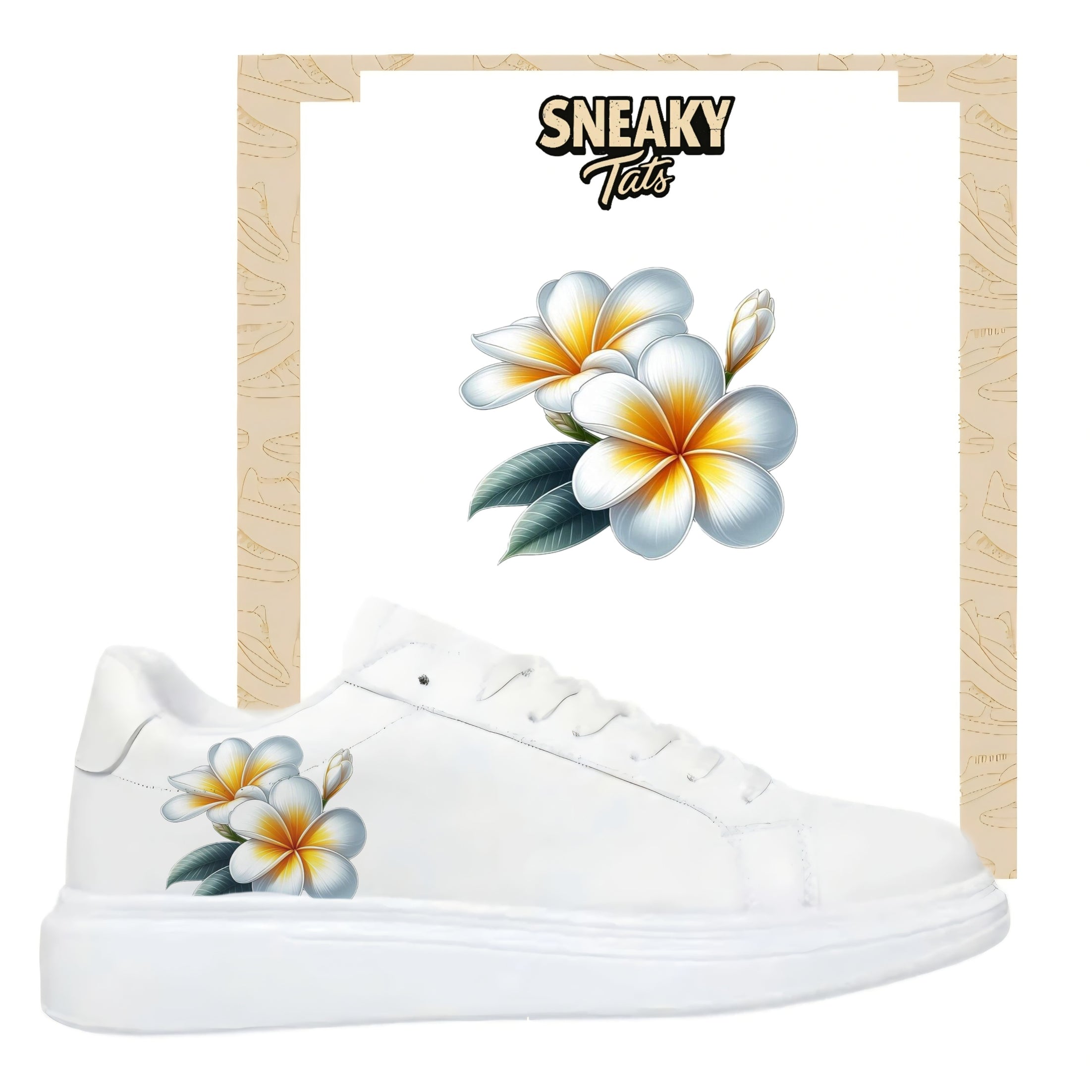 Sneakytats " exotische Blume 0528"
