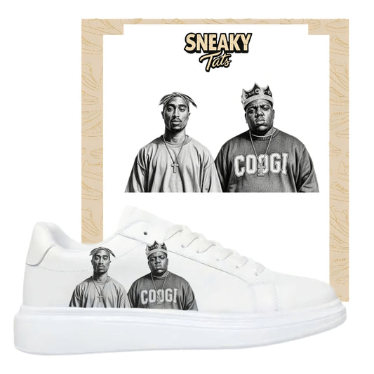 Bügelbilder für verschiedene Sneaker Nike Adias Tupac Biggie