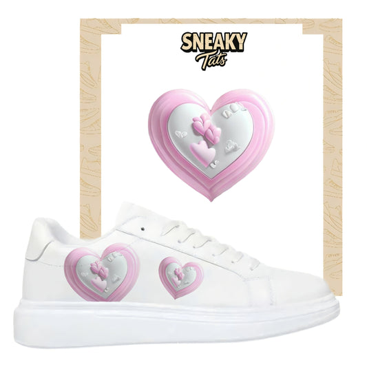 Sneakerfolien fpr verschiedene Schuhe Nike Adias Design Herz