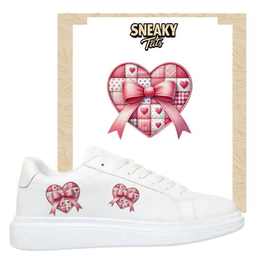 Sneakytats " Herz Schleife 0609