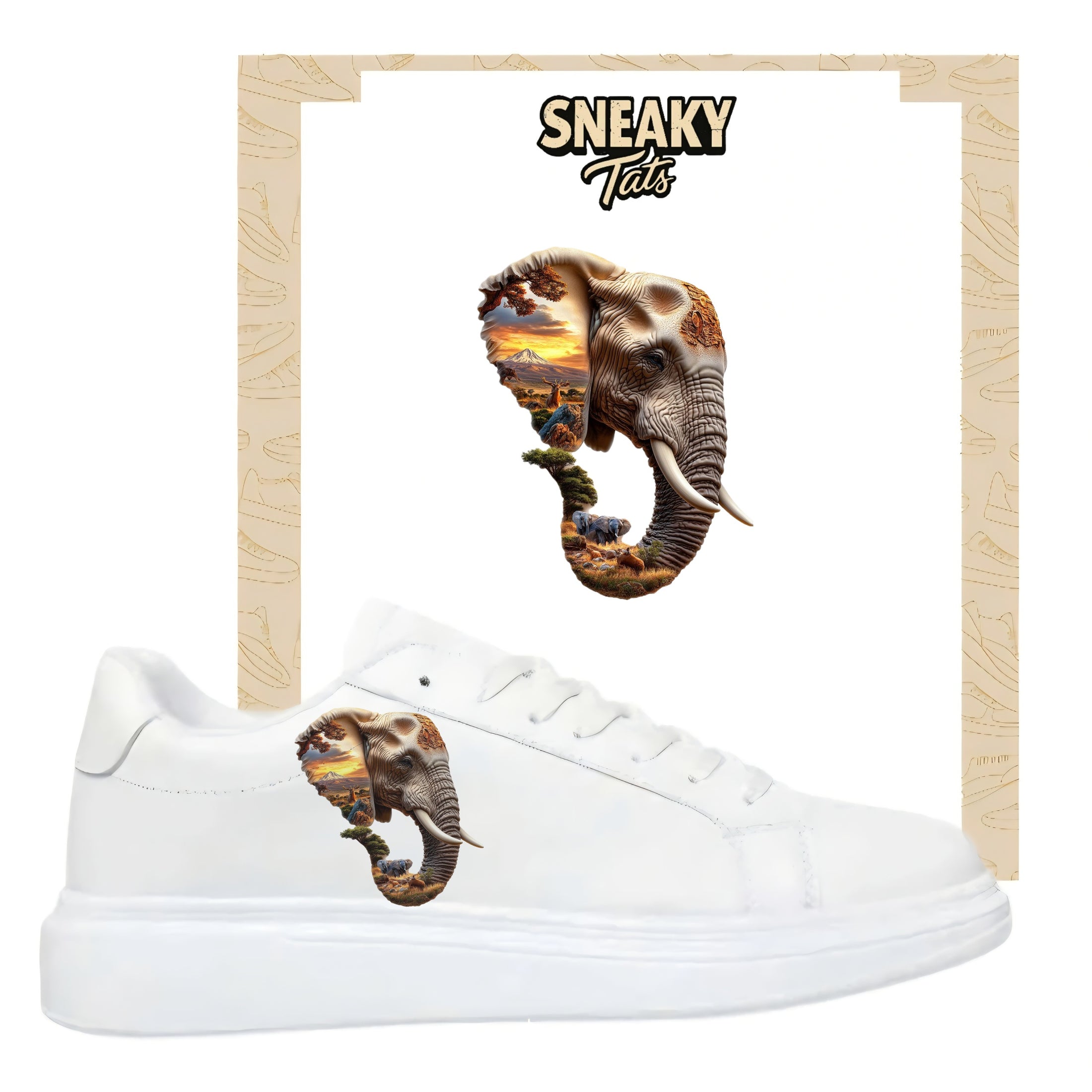 Sneakytats " Elefant 0614