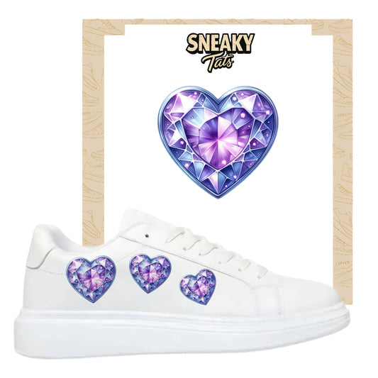 Sneakytats " Diamant Herz 0624
