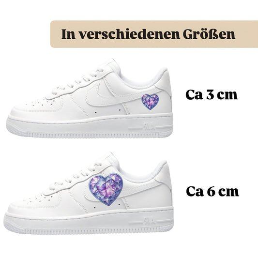 Sneakytats " Diamant Herz 0624