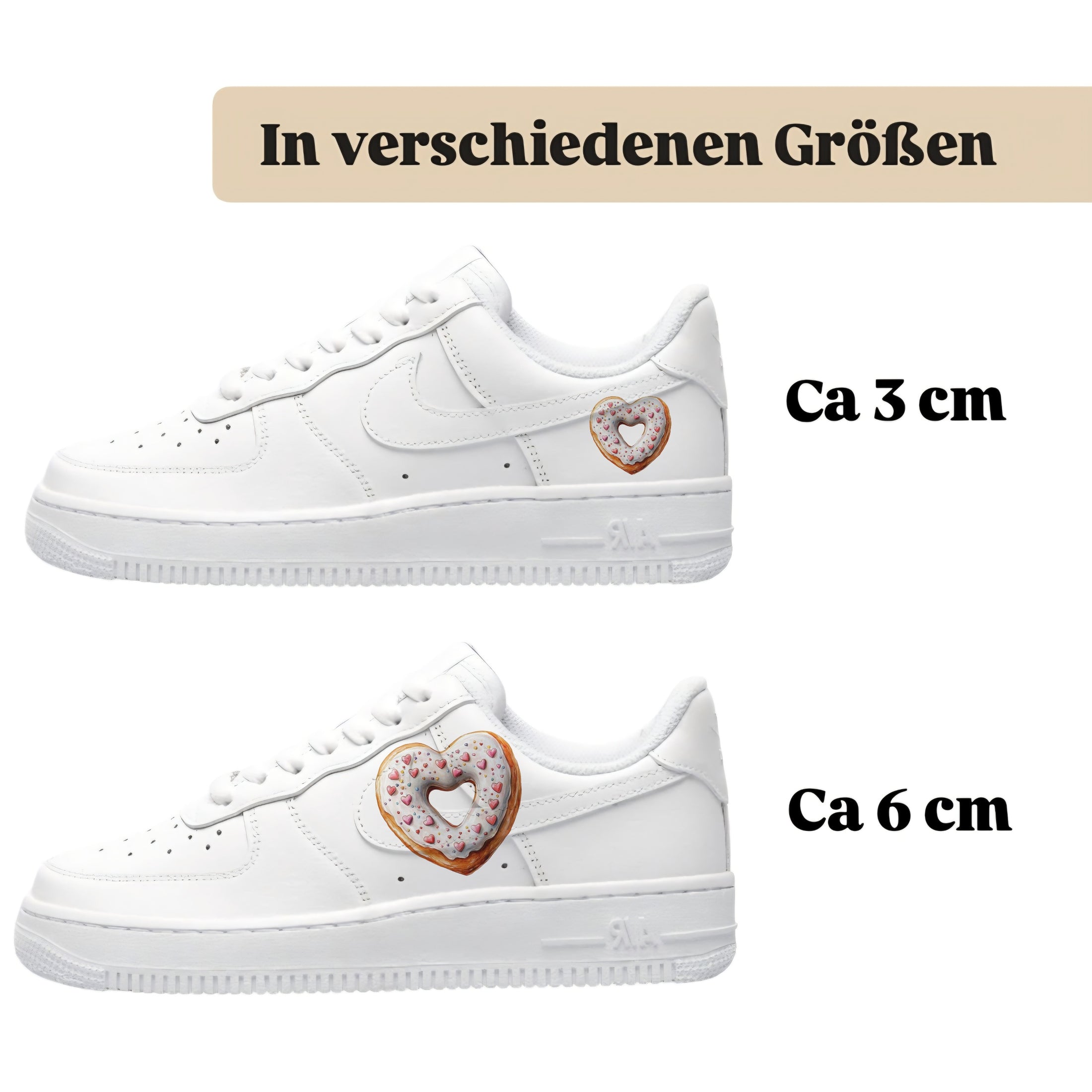 Sneakytats " Herz Donut 0628