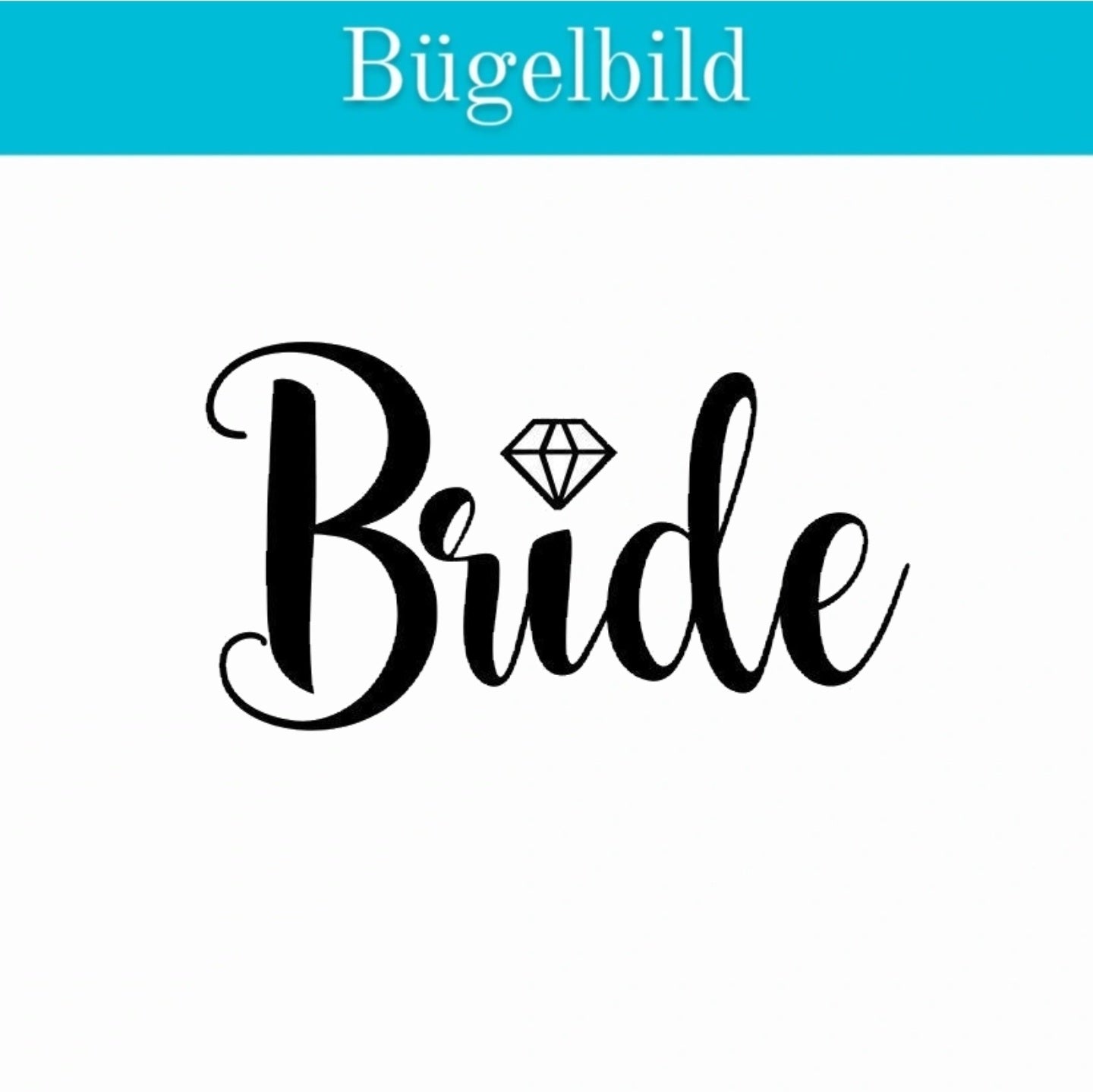 Bügelbild Bride three