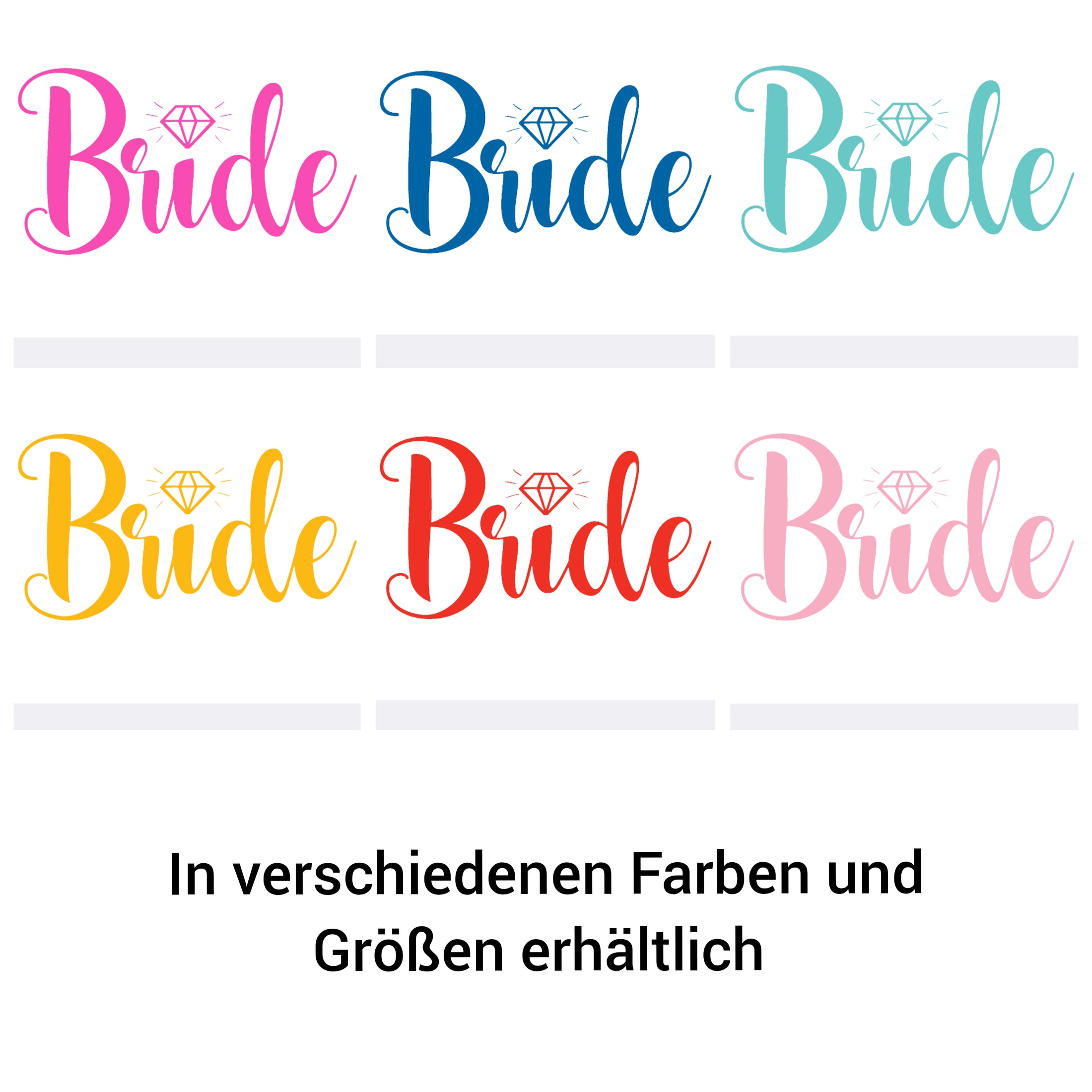 Bügelbild Bride three