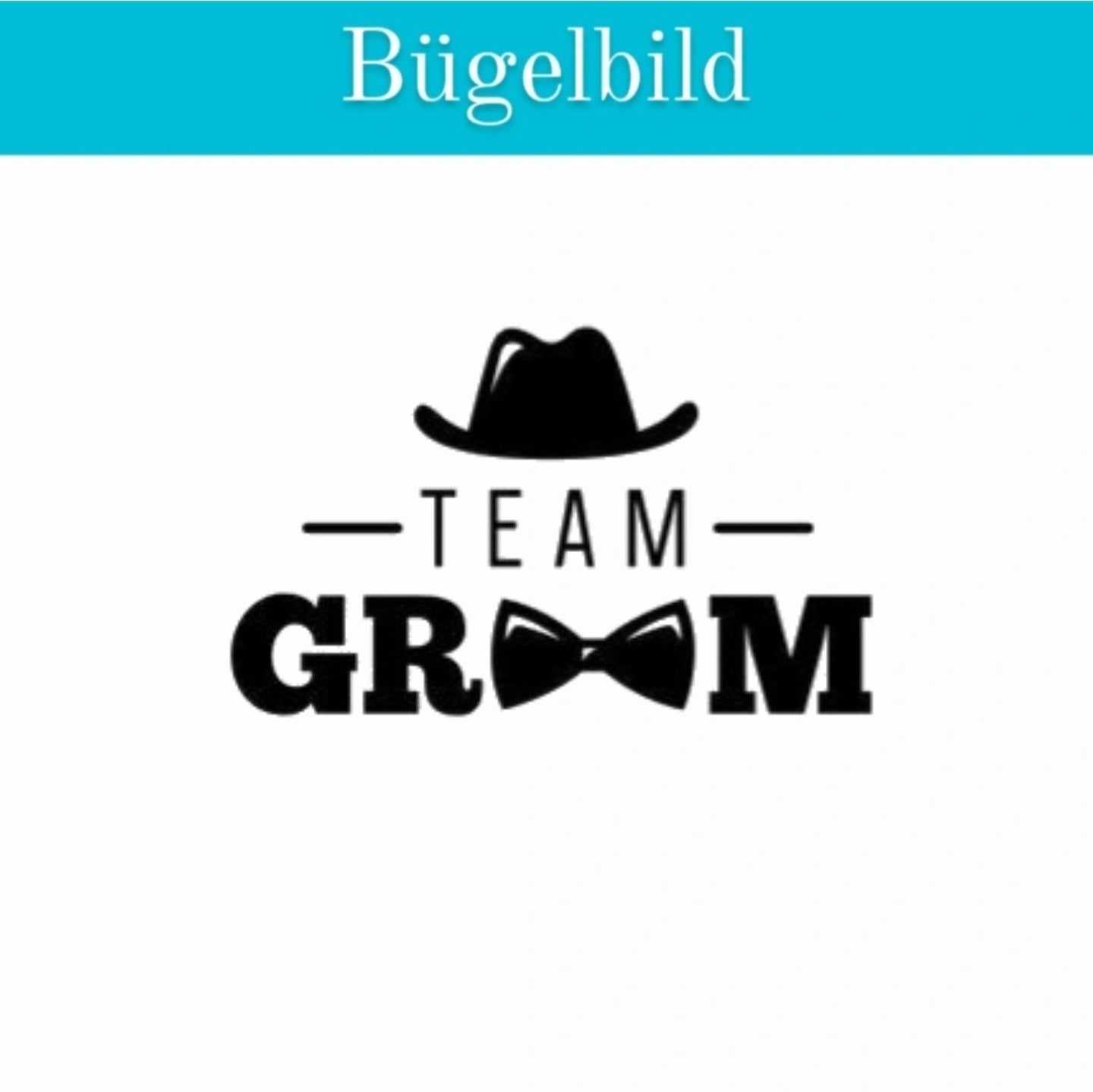 Bügelbild Team Bräutigam