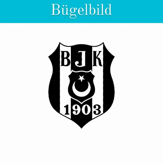 Bügelbild Textlilien Folie zum selber bügeln Besiktas