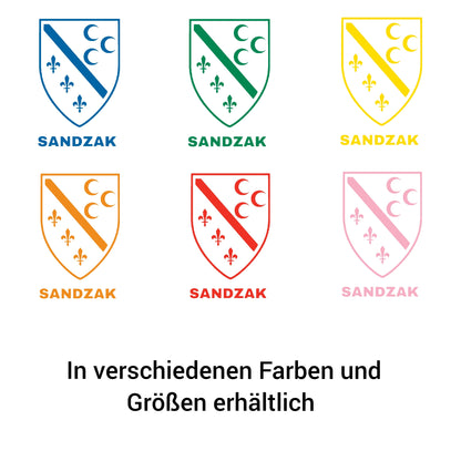 Bügelbild Textlilien Folie zum selber bügeln Sandzak