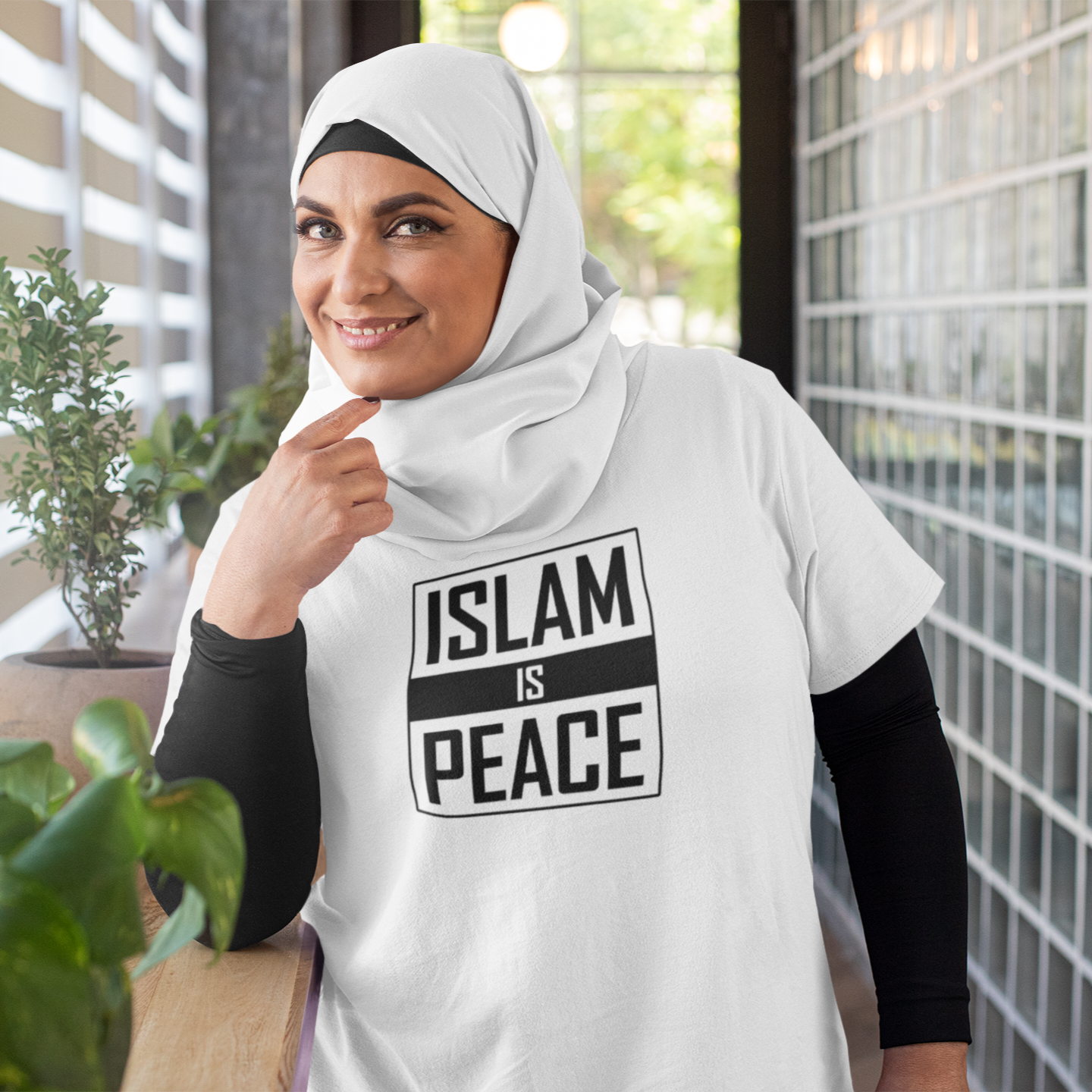 Bügelbild Islam is peace