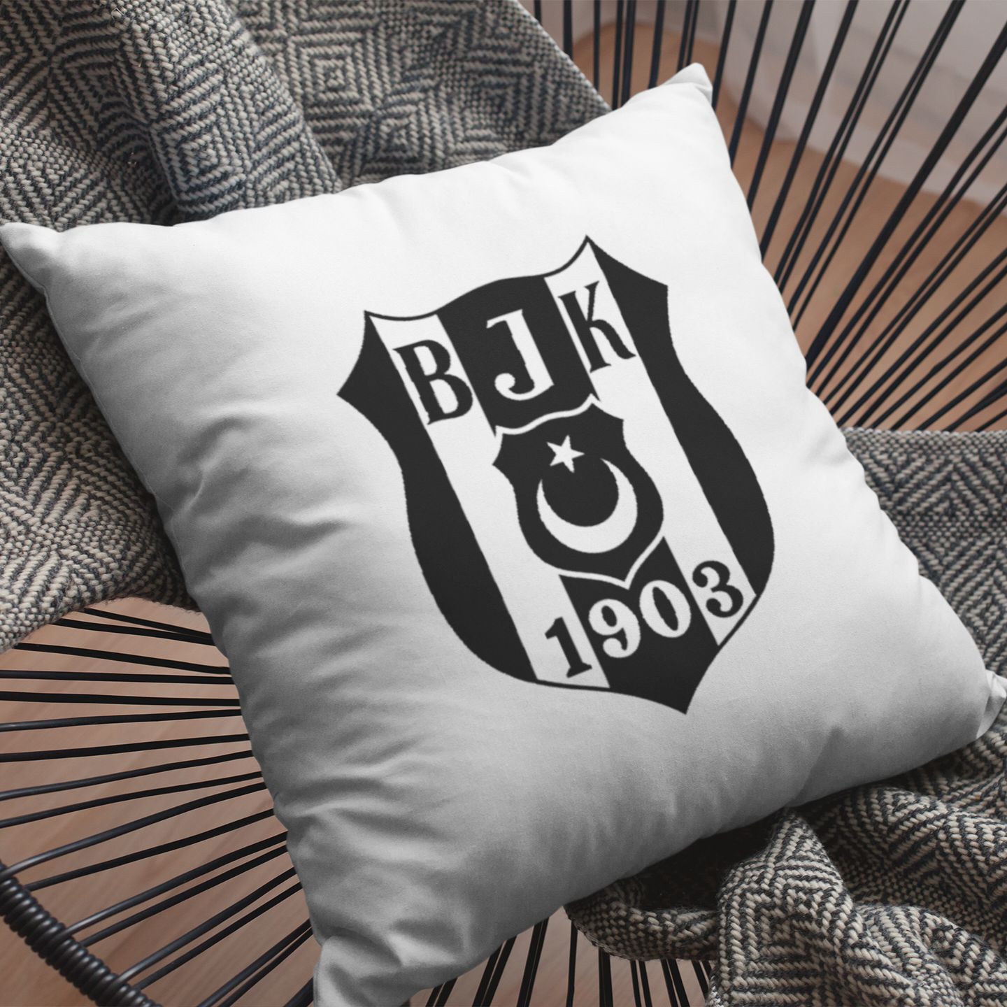 Bügelbild für Kissen "Besiktas"