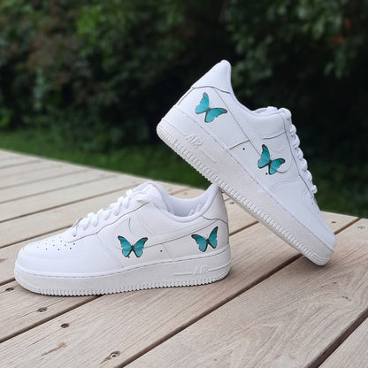 Air Force 1 "Turquoise Schmetterlinge"