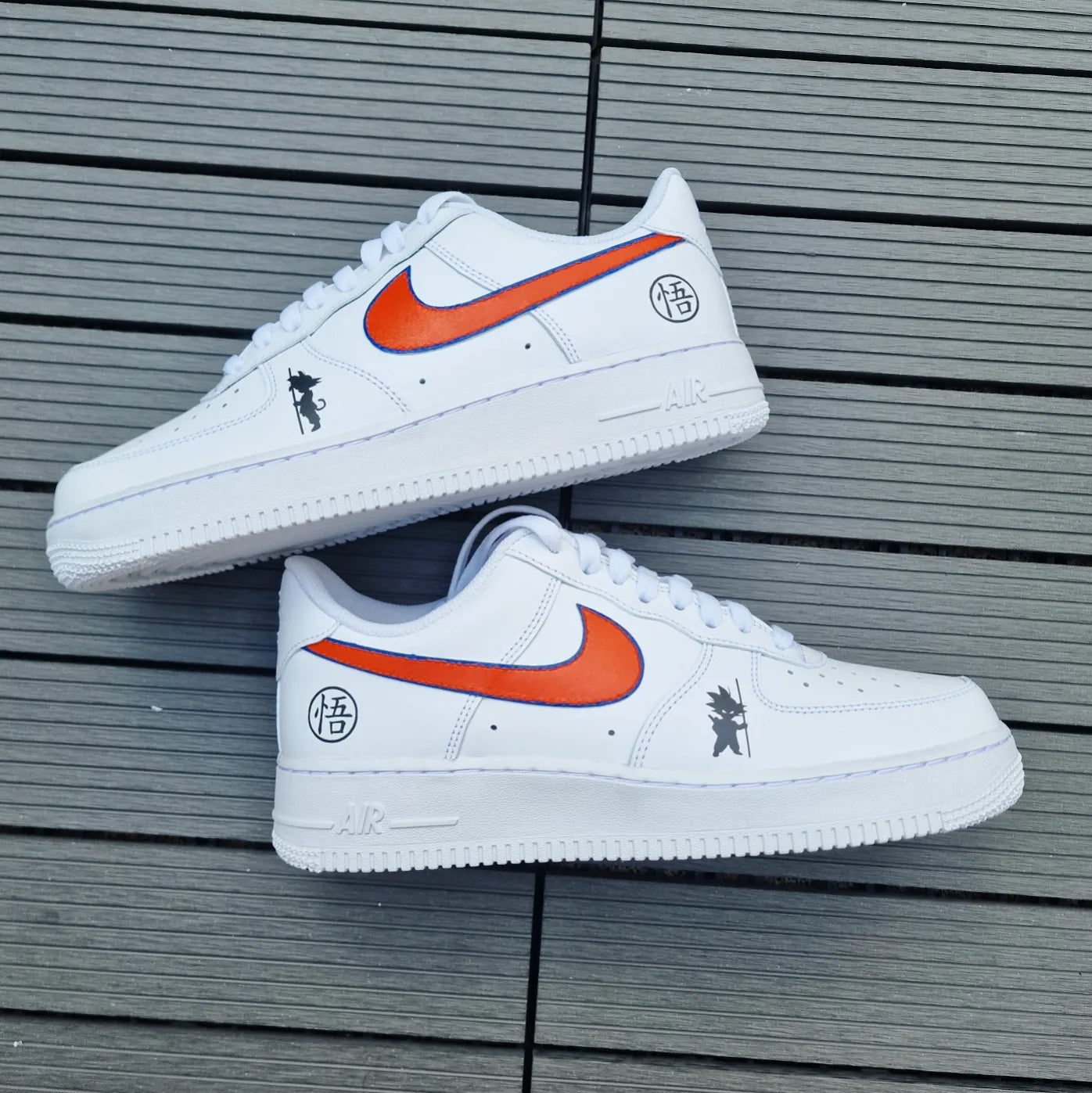 Happy Creative Air Force 1 Goku Custom Sneaker