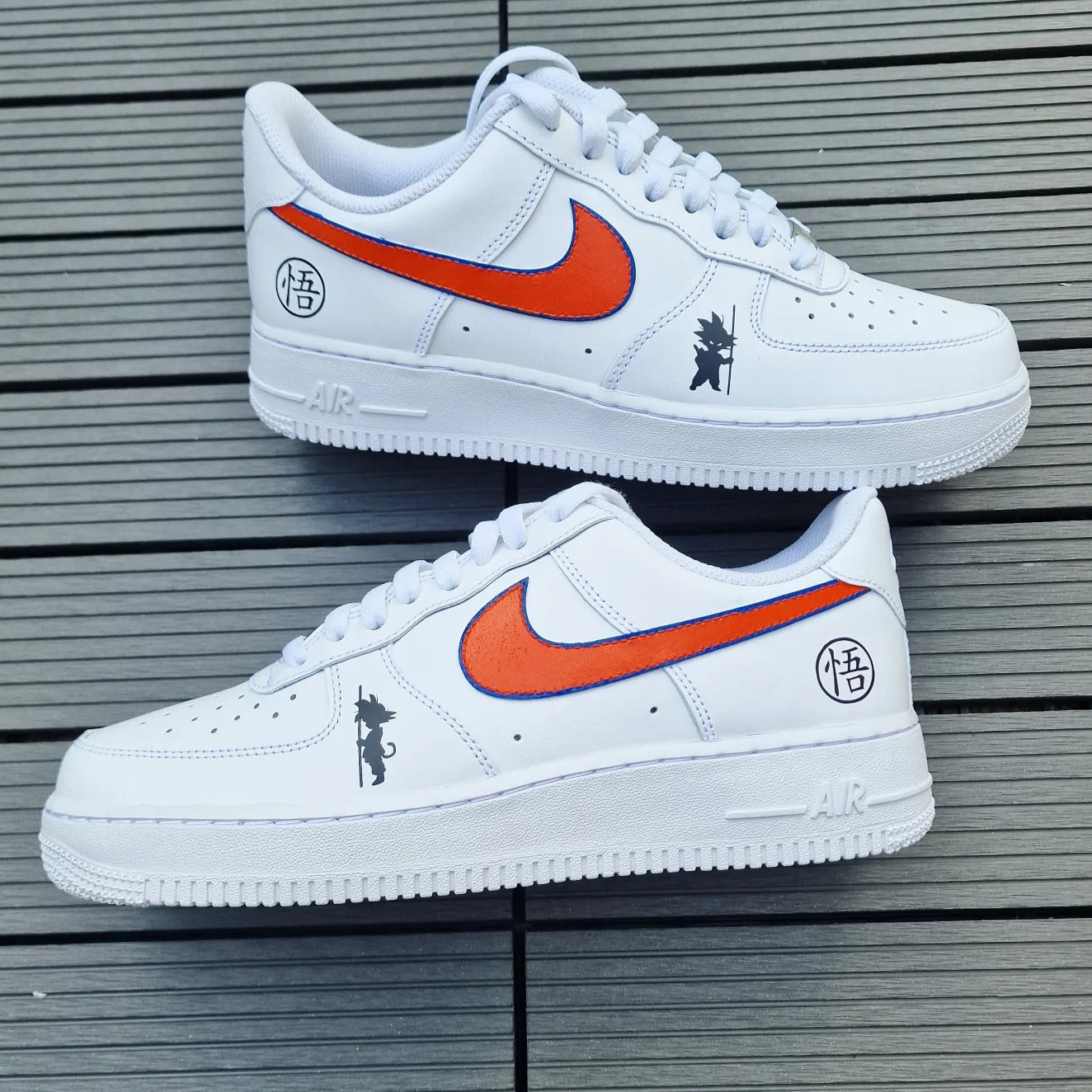 Happy Creative Air Force 1 Goku Custom Sneaker