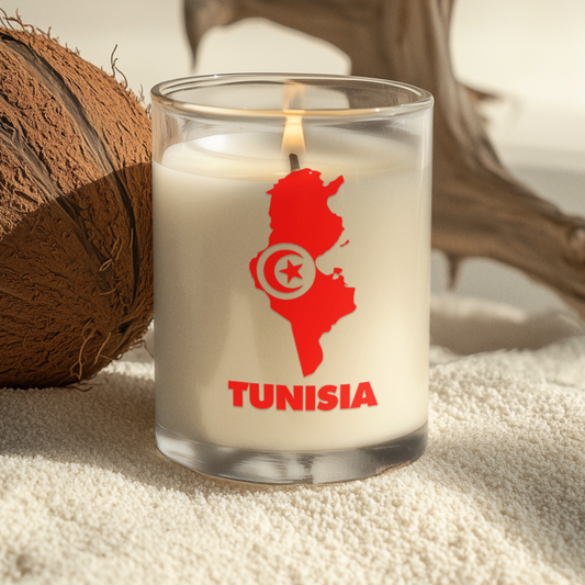 Kerzenaufkleber "Tunisia"