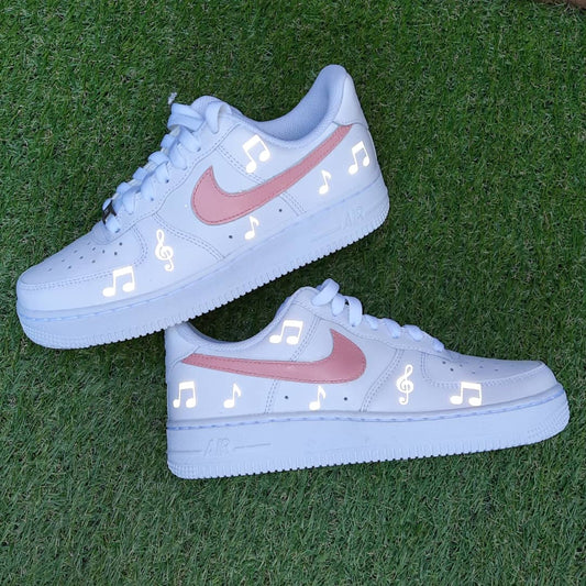 Air Force 1 "Musik pink Reflective"