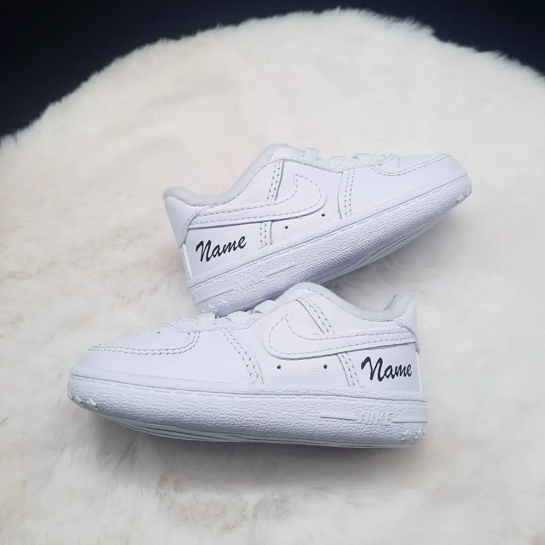 Baby Nike Schuhe Air Force one mit WEunschtext