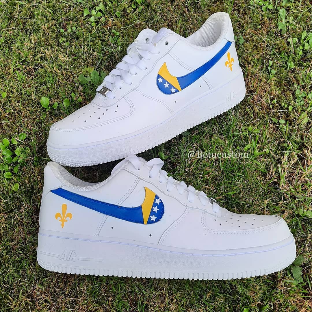 Nike Air Force one Custom Sneaker bosnia Bosnien 