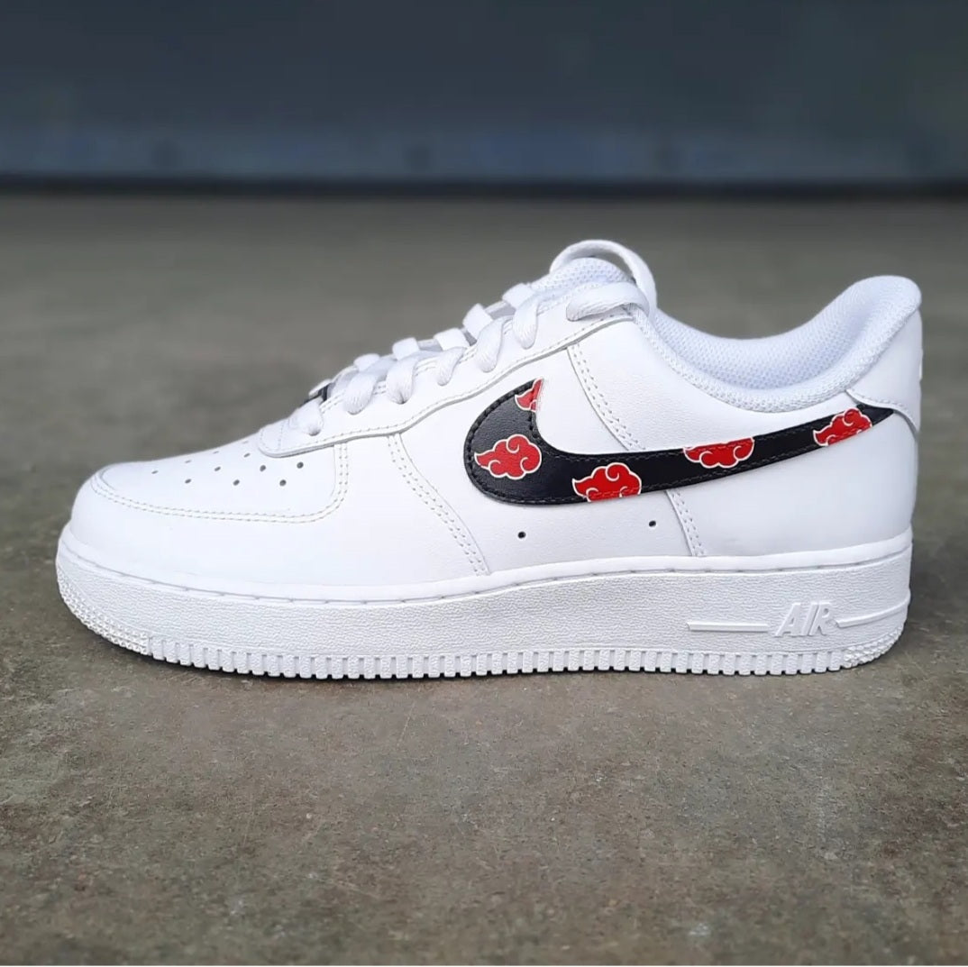 Nike Air Force one Custom Sneaker Naruto Akatsuki