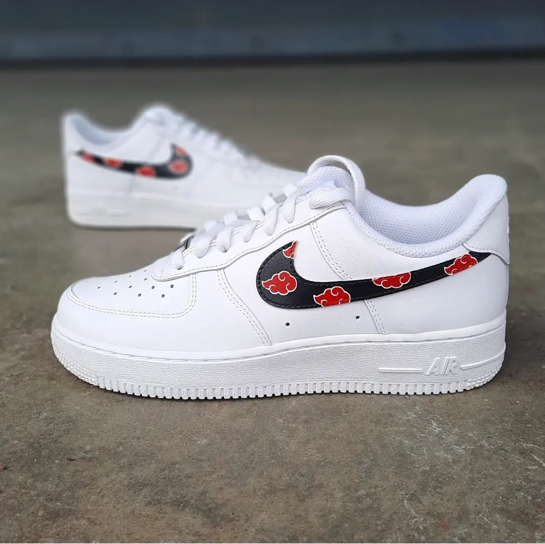 Nike Air Force one Custom Sneaker Naruto Akatsuki