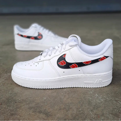 Nike Air Force one Custom Sneaker Naruto Akatsuki