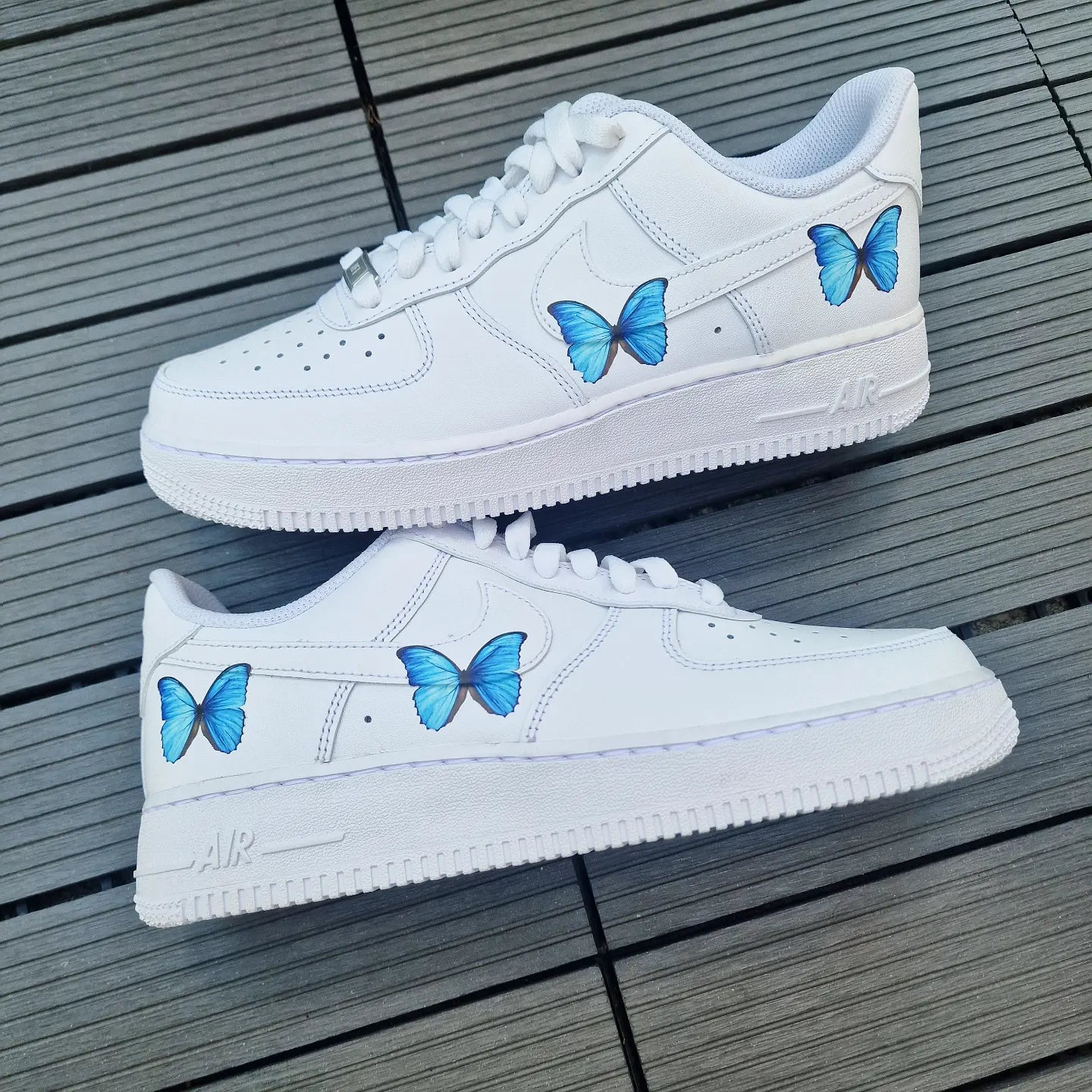 Nike air force 1 blaue schmetterlinge Clearance