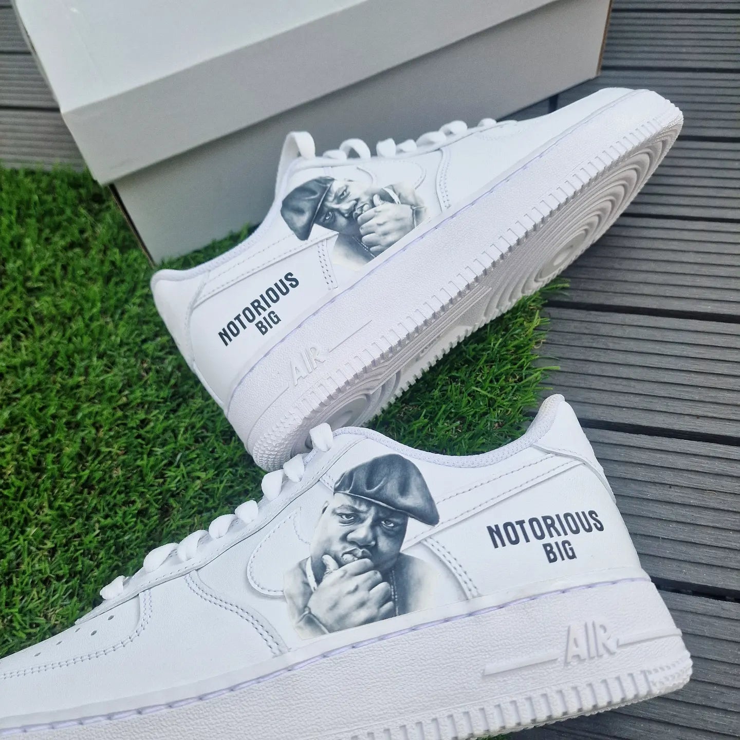 Happy Creative Air Force 1 Biggie Custom Sneakers