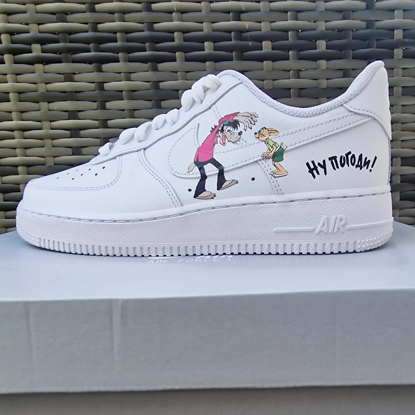 Nike Air Force one Custom  Nu Pagadi Happy creative